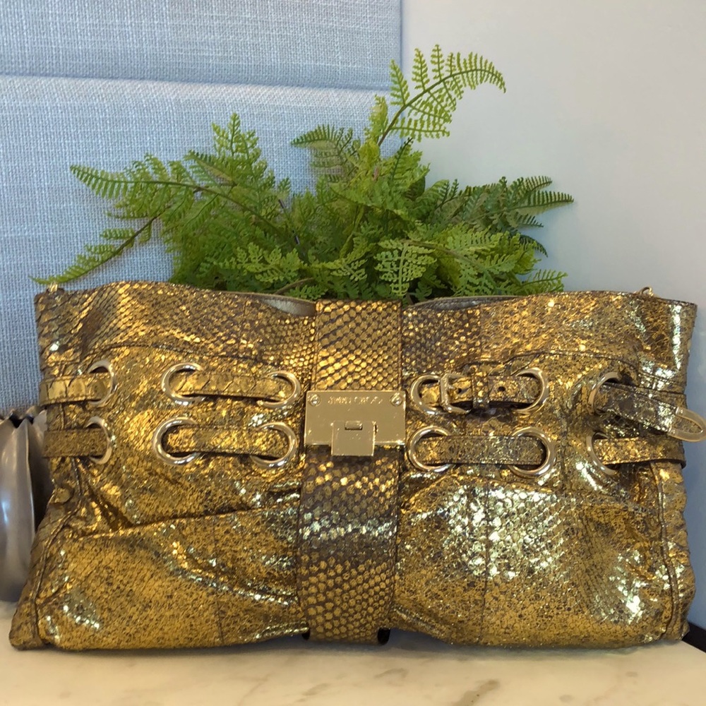 Jimmy Choo Python purse